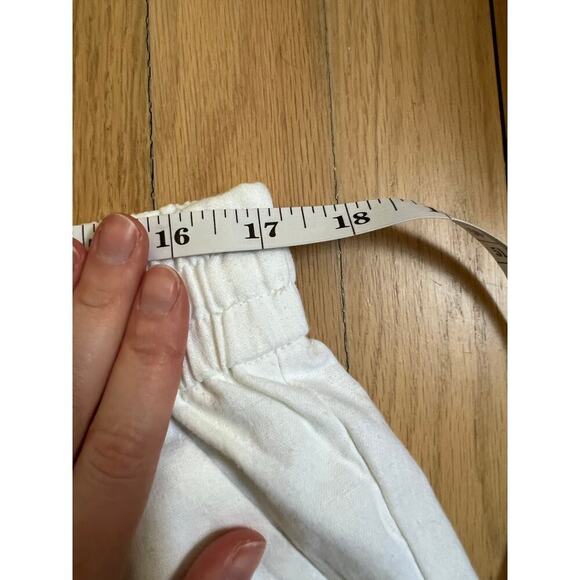 NWOT J.Crew Women’s 14T Pants White Seaside Linen Blend Pull On Trouser Summer - Picture 8 of 13